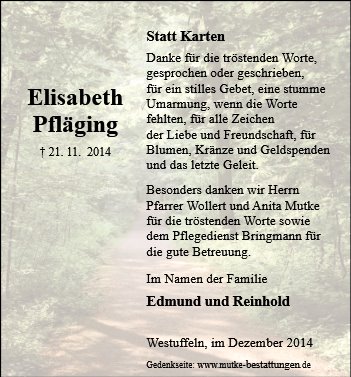 Marie Elisabeth Pfläging
