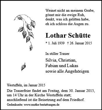 Lothar Schütte
