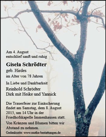 Gisela Schrödter