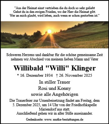 Willibald Klinger
