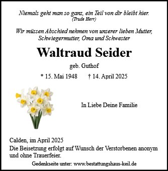 Waltraud Seider