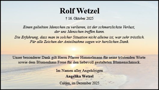 Rolf Wetzel
