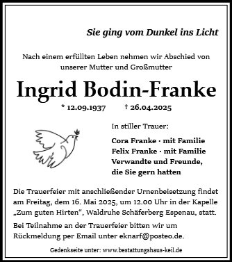 Ingrid Bodin-Franke