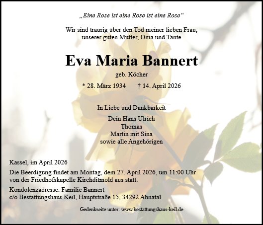 Eva Maria Bannert