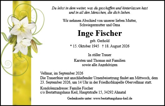 Inge Fischer