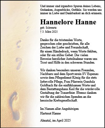 Hannelore Hanne