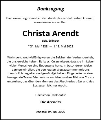 Christa Arendt