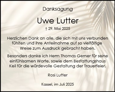 Uwe Lutter