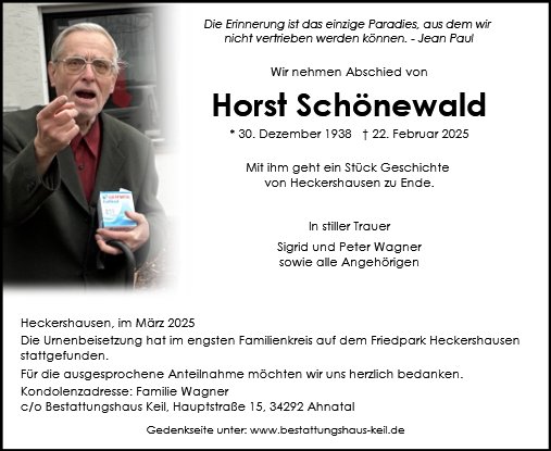 Horst Schönewald