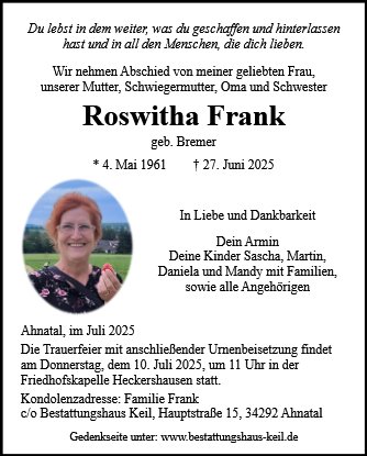 Roswitha Frank