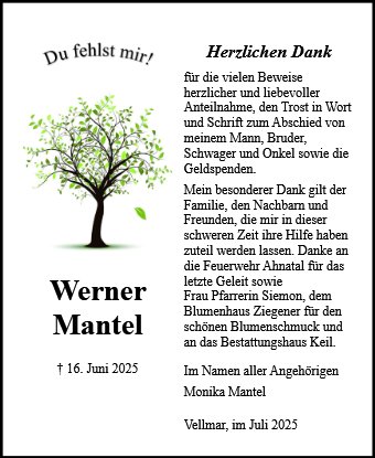 Werner Mantel