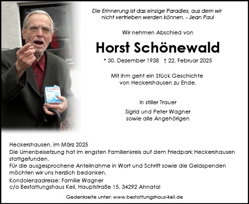 Horst Schönewald