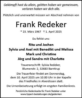 Frank Redeker