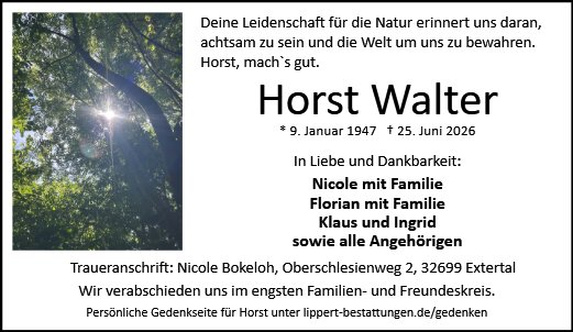 Horst Walter