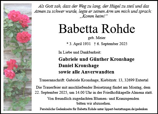 Babetta Rohde