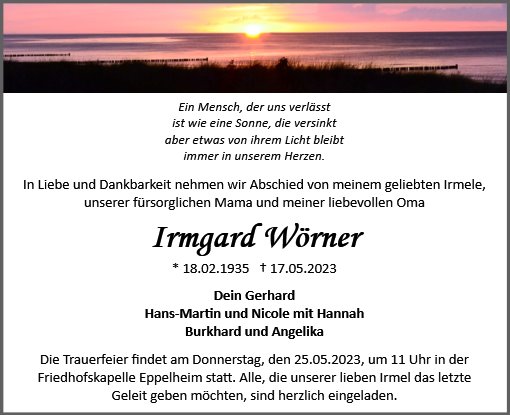 Irmgard Wörner