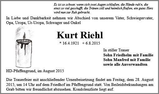 Kurt Riehl