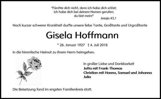 Gisela Hoffmann