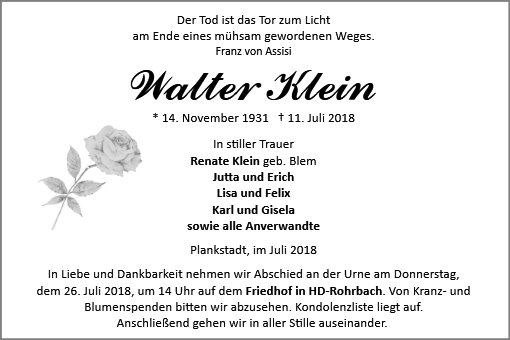 Walter Klein