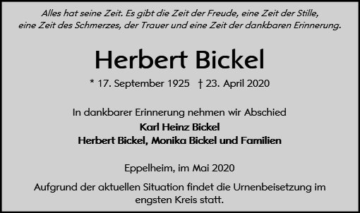 Herbert Bickel