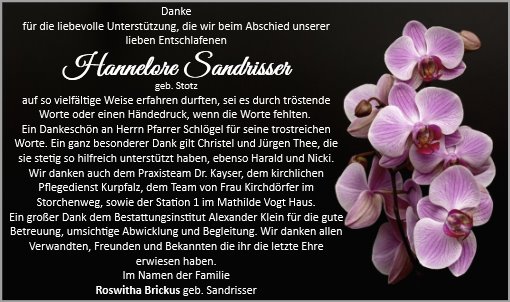 Hannelore Sandrisser