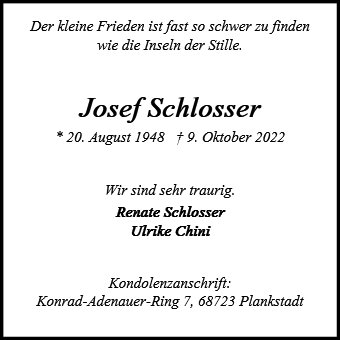 Josef Schlosser