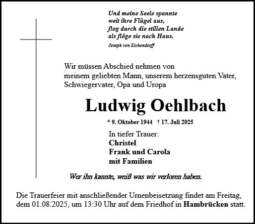 Ludwig Oehlbach