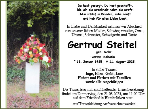 Gertrud Steitel