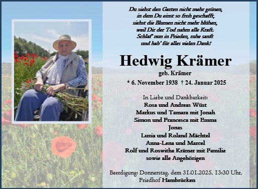 Hedwig Krämer