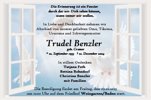 Trudel Benzler 