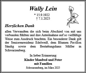 Wally Lein