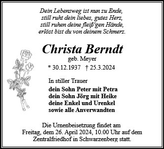 Christa Berndt