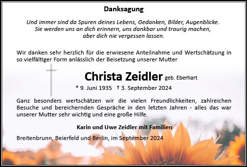 Christa Zeidler