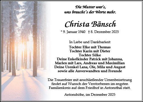 Christa Bänsch