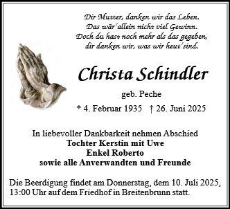 Christa Schindler