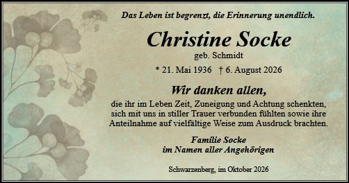 Christine Socke