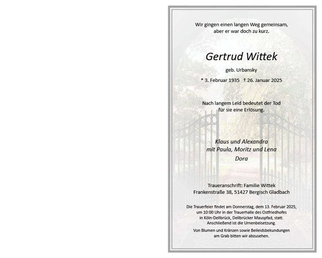 Gertrud Wittek