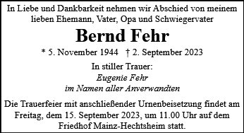 Bernd Fehr
