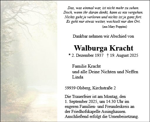 Walburga Kracht
