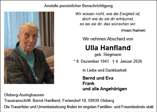 Ursula Hanfland