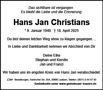 Hans Jan Christians