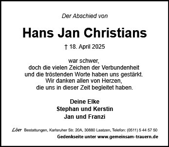 Hans Jan Christians