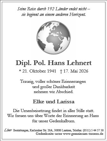 Hans Lehnert