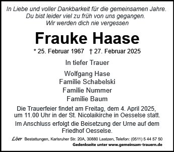 Frauke Haase