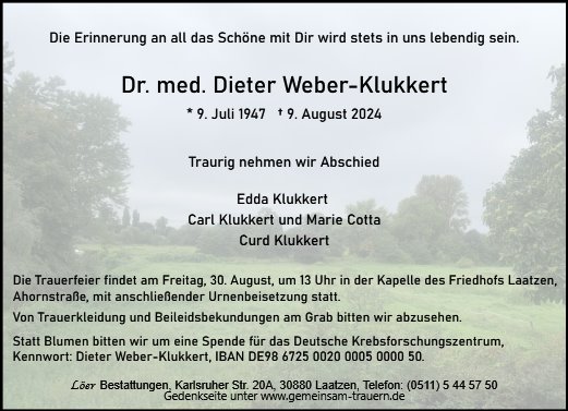 Dieter Weber-Klukkert