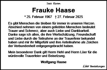 Frauke Haase