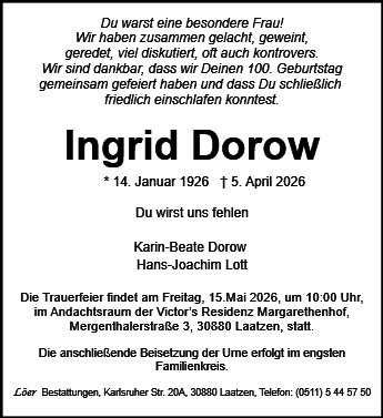 Ingrid Dorow