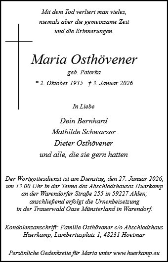 Maria Osthövener