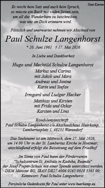 Paul Schulze Langenhorst