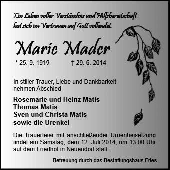 Marie Mader